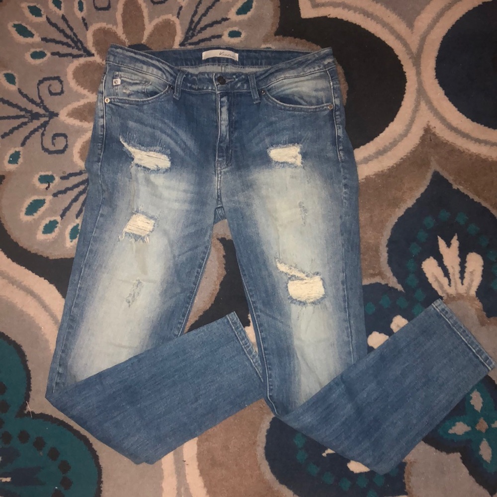 Kancan USA Distressed Denim Jeans